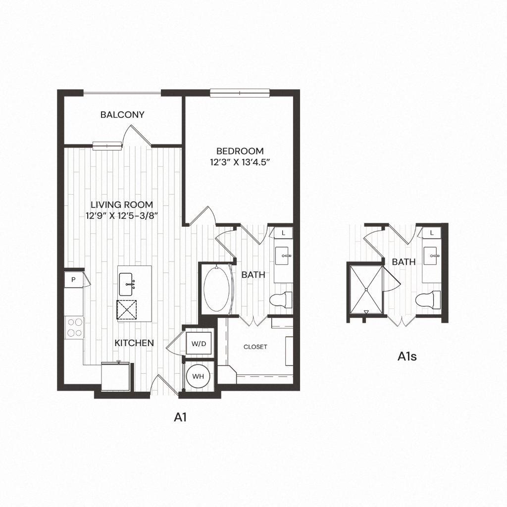 A1 floor plan